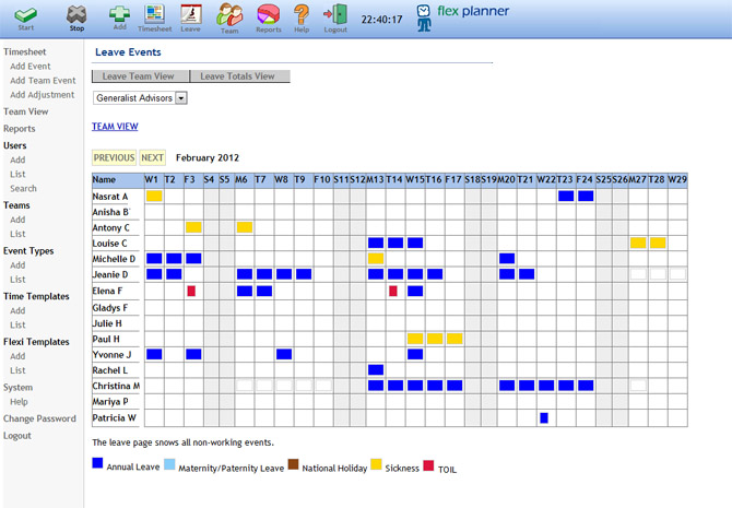 Annual Leave Planner Template Planner Template Free