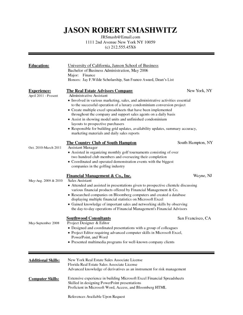 Canadian Resume Format Doc Planner Template Free